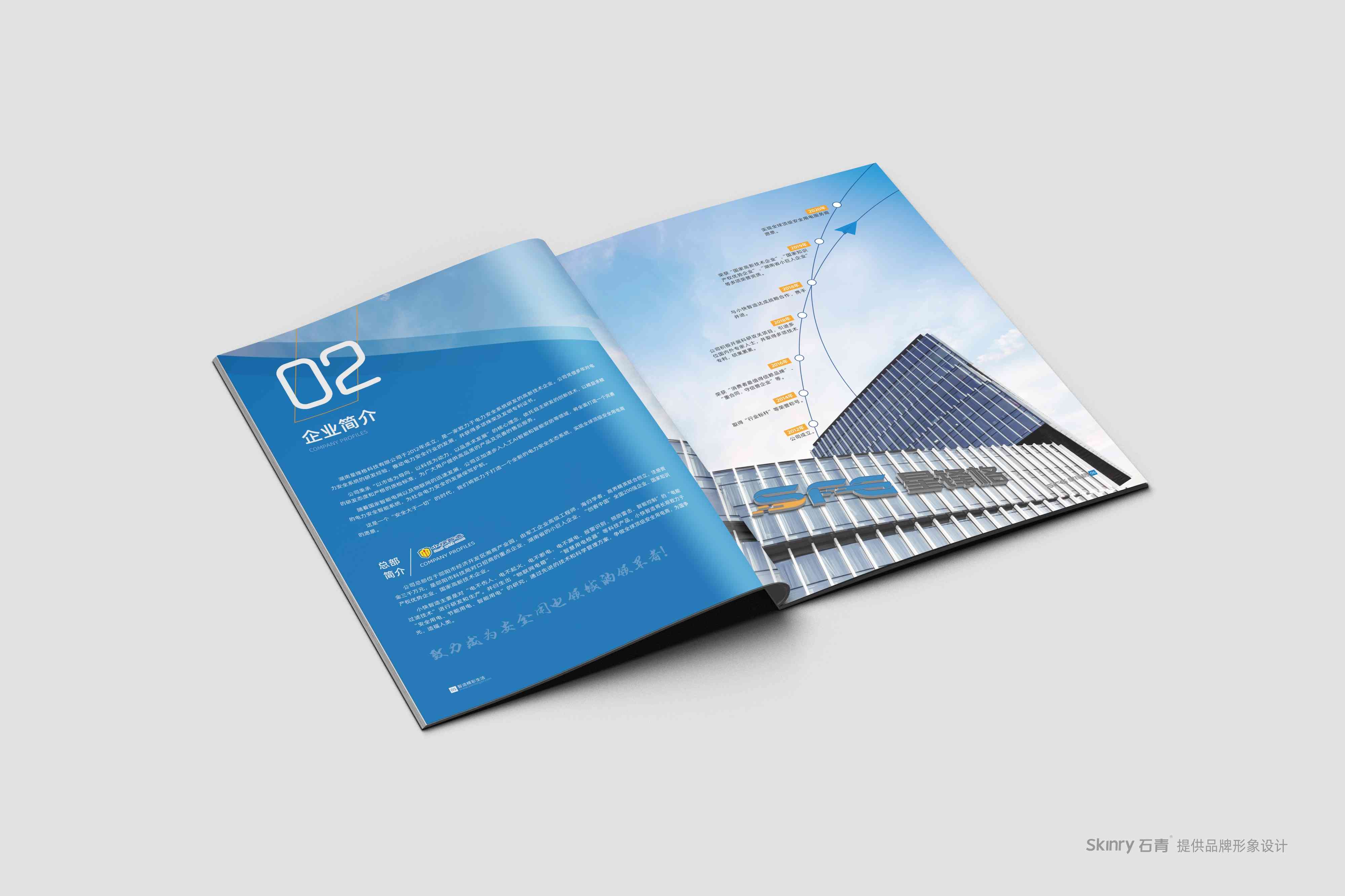 星鋒格電力企業(yè)宣傳畫冊設(shè)計